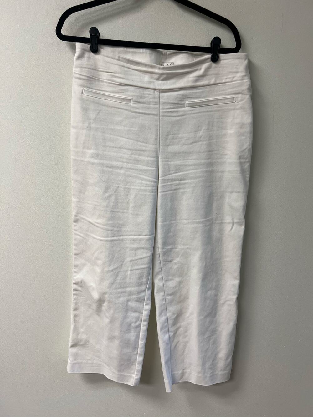 Wonderly White Pull On Wide Leg Jeans Sz 14P